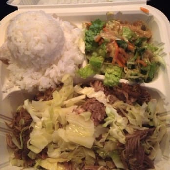 Got Plate Lunch - Kahlua pork plate with salad - Hawaiian Near Me - Benicia, California Got Plate Lunch - Kahlua pork plate with salad - Hawaiian Near Me - Benicia, California