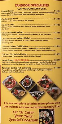 Menu photo 2 Calcutta Wrap & Roll Ardsley, NY
