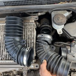 Shelton's Auto Masters - the hose I found installed backward
