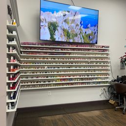 They have a wide selection of nail colors to select from. They have a wide selection of nail colors to select from.