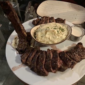 Heritage - 36oz porterhouse steak for 2 with Whipped mashed potatoes - New American Near Me - Saratoga Springs, New York
