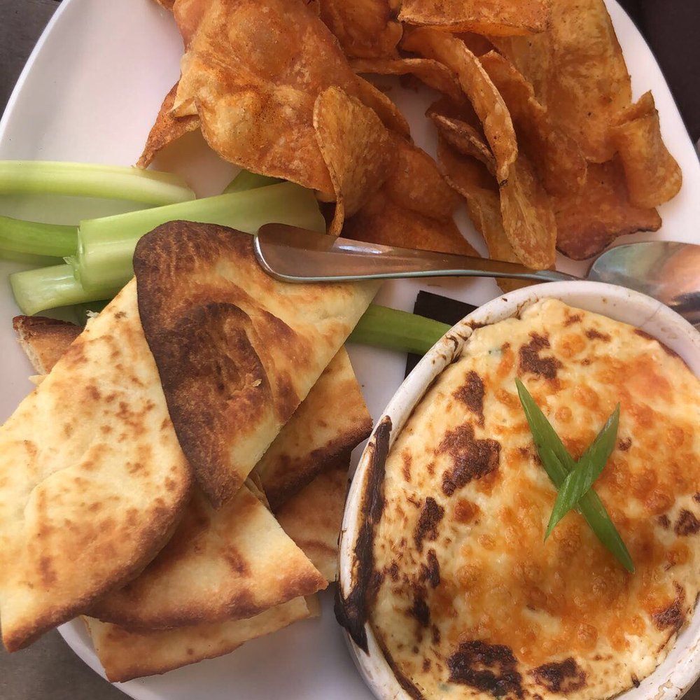 110 Grill - Crab Rangoon dip with chips and naan - New American Near Me - Worcester, Massachusetts 110 Grill - Crab Rangoon dip with chips and naan - New American Near Me - Worcester, Massachusetts