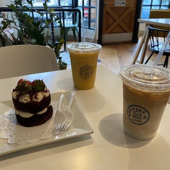 Efes Cafe - mini cake , Iced Latte, passion fruit cold drink - Coffee & Tea Near Me - New Brunswick, New Jersey Efes Cafe - mini cake , Iced Latte, passion fruit cold drink - Coffee & Tea Near Me - New Brunswick, New Jersey