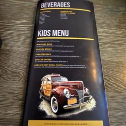 Rays pub - Menu