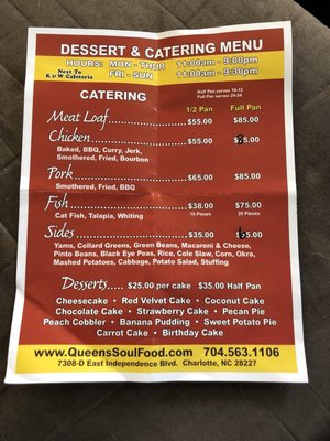 Menu photo 4 Queen's Soul Food Charlotte, NC
