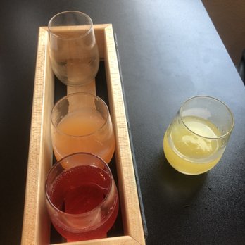 Stem & Stone - Mimosa flight (basically juice and flat champagne) - New American Near Me - Bastrop, Texas