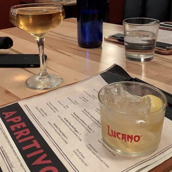 Lupo - Sipping Vermouth on the rocks. - Tapas/Small Plates Near Me - Columbus, Ohio