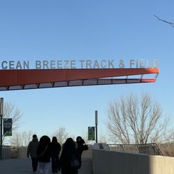 Ocean Breeze Indoor Track Facility - Outside