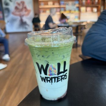 Wall Writers Coffee - Iced Strawberry Matcha Latte - Coffee & Tea Near Me - Irvine, California Wall Writers Coffee - Iced Strawberry Matcha Latte - Coffee & Tea Near Me - Irvine, California