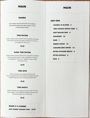 Menu photo 2 Ramen Kounotori Vancouver, BC