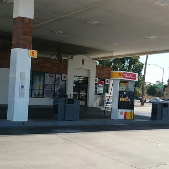 Shell - a gas station with a gas pump in the foreground - Gas Stations Near Me - Mesa, Arizona