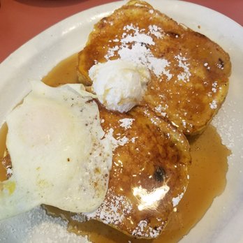 Flo's Farmhouse Cafe - With syrup and over medium egg - Cafes Near Me - Riverside, California Flo's Farmhouse Cafe - With syrup and over medium egg - Cafes Near Me - Riverside, California