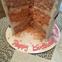 Strawberry cake.
