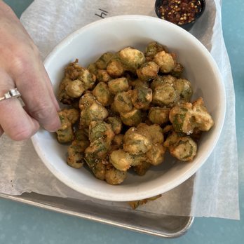 The Bread & Board - Fried okra - Sandwiches Near Me - Jacksonville, Florida