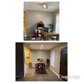 K Butler Electric - Dining area (before and after) - Electricians Near Me - Benicia, California K Butler Electric - Dining area (before and after) - Electricians Near Me - Benicia, California