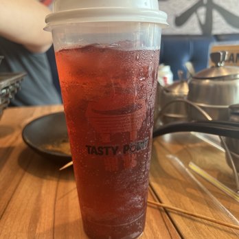 Tasty Point - Red dragon fruit soda - Taiwanese Near Me - Houston, Texas Tasty Point - Red dragon fruit soda - Taiwanese Near Me - Houston, Texas