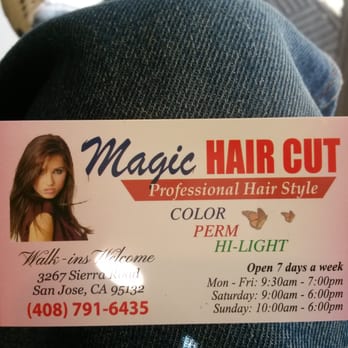Magic Hair Cut - Business card - Hair Salons Near Me - San Jose, California