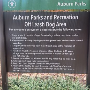 Dinius Off-Leash Dog Area - The rules - Recreation Centers Near Me - Auburn, Alabama Dinius Off-Leash Dog Area - The rules - Recreation Centers Near Me - Auburn, Alabama