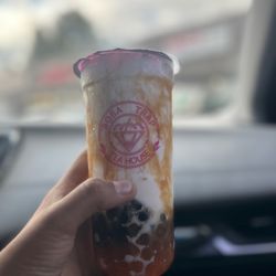 Frozen milky slush