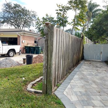 GPE Groundskeeping - Old fence - Landscaping Near Me - Jacksonville, Florida