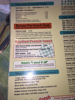 Menu photo 8 Toula's Trailside Cafe Tarpon Springs, FL Menu photo 8 Toula's Trailside Cafe Tarpon Springs, FL