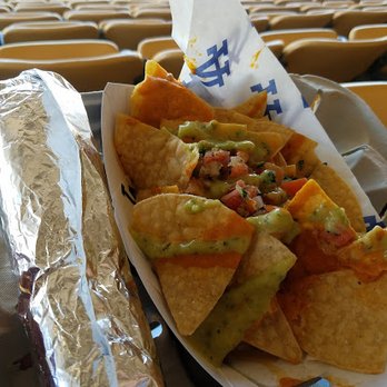 Dodger Stadium - Vegan dog and nachos found near field 22 - Stadiums & Arenas Near Me - Los Angeles, California