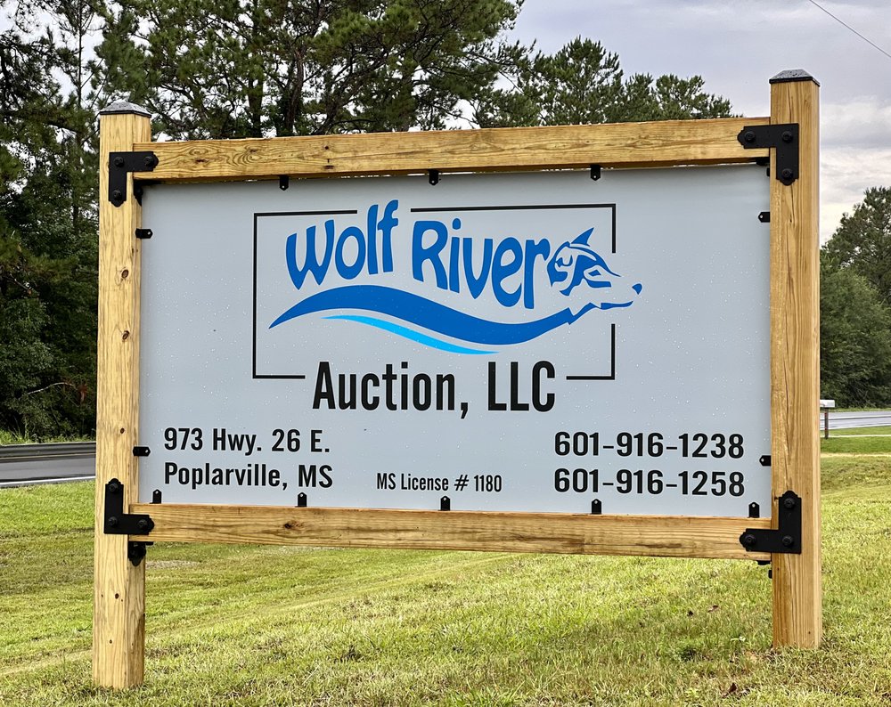 WOLF RIVER AUCTION Updated August 2024 973 MS26, Poplarville