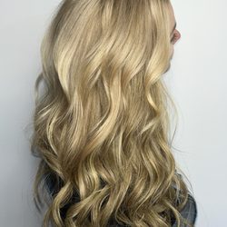 T. Wesley Salon - Blonde extensions by Dena Jones