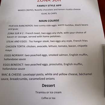 Zona Sur Bar Bistro - Prix fixe menu for events - $35 pp - New American Near Me - Brooklyn, New York Zona Sur Bar Bistro - Prix fixe menu for events - $35 pp - New American Near Me - Brooklyn, New York