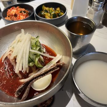 Kunjip - Bibim nang myun and ban chan - Korean Near Me - Santa Clara, California