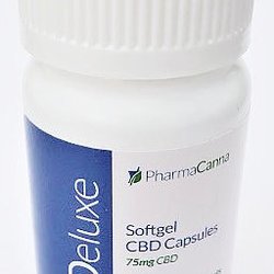 Artisan Botanicals - CBDeluxe 75mg 30 Capsule softgels. $110.00 Use PROMOCODE CBD25OFF your first order.
