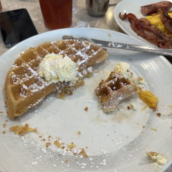 Breakfast Clubb - Waffle, very large, light and delicious per my family. - Pancakes Near Me - Fort Wayne, Indiana Breakfast Clubb - Waffle, very large, light and delicious per my family. - Pancakes Near Me - Fort Wayne, Indiana