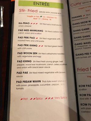 Menu photo 2 Sumittra Thai Cuisine Charles Town, WV Menu photo 2 Sumittra Thai Cuisine Charles Town, WV