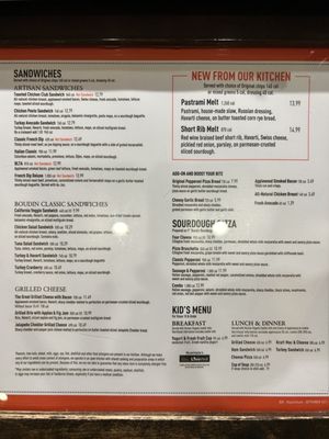 Menu photo 2 Boudin SF Irvine, CA Menu photo 2 Boudin SF Irvine, CA