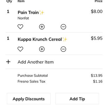 Kuppa Joy Grand Cafe - Winner!! Ordered! - Coffee & Tea Near Me - Fresno, California