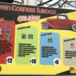 Seven Corners Sunoco - No undercarriage wash