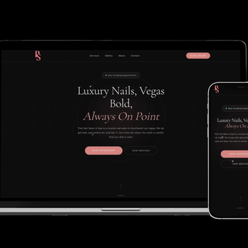 Vizantir - Pink Salt Salon and Spas - Luxury salon website with booking integration - Web Design Near Me - Enterprise, Nevada Vizantir - Pink Salt Salon and Spas - Luxury salon website with booking integration - Web Design Near Me - Enterprise, Nevada