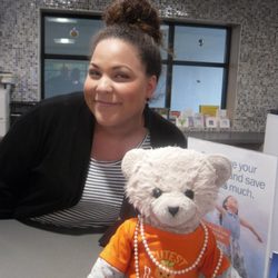 Lake Michigan Credit Union - Isolde admired the teller's pose. "I wish I had those cheekbones," she said.
