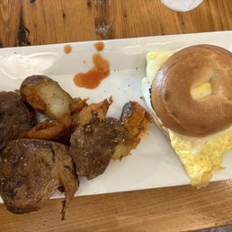 breakfast sandwich and reds breakfast sandwich and reds