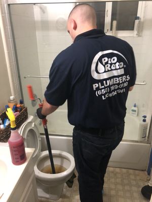Clearing out main sewer drain - For any backed up drain service, Pro Roto is your pro at getting the job done. Call us 24/7 and we will be there.
