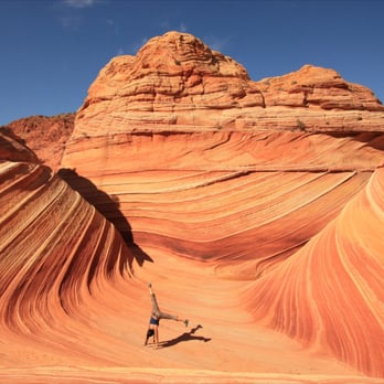 The Wave at Coyote Buttes - So happy I did cartwheels! - Hiking Near Me