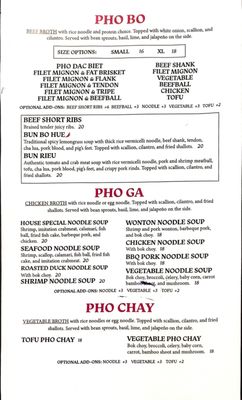 Menu photo 4 Pho Tasty Rancho Cordova, CA