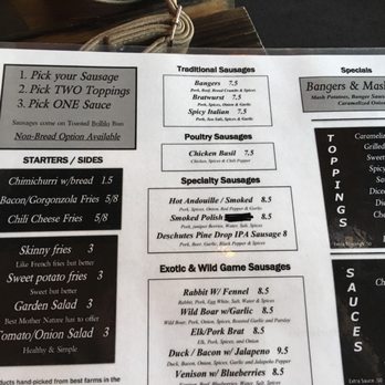 Bangers & Brews - Westside - German Near Me - Bend, Oregon