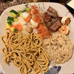 Hibachi Combo - Steak and Salmon
