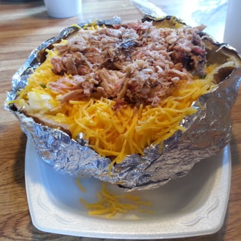 Big Bob Gibson - Loaded Pork Potato - Barbeque Near Me - Decatur, Alabama Big Bob Gibson - Loaded Pork Potato - Barbeque Near Me - Decatur, Alabama