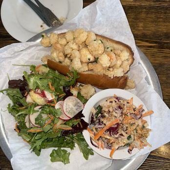 Sam's Chowder House - crispy fried shrimp roll - Seafood Near Me - Half Moon Bay, California Sam's Chowder House - crispy fried shrimp roll - Seafood Near Me - Half Moon Bay, California