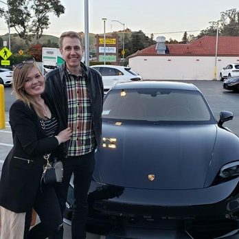 Porsche Marin - Here we are,excited about our new car! Derrell offered to take this picture! - Car Dealers Near Me - Mill Valley, California Porsche Marin - Here we are,excited about our new car! Derrell offered to take this picture! - Car Dealers Near Me - Mill Valley, California