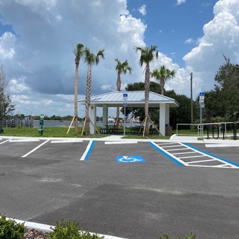 St. Johns River Ferry - Picnic and doggie wall - Public Transportation Near Me - Atlantic Beach, Florida