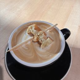 Waffle latte Waffle latte