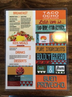 Menu photo 6 Taco Ocho Flower Mound, TX Menu photo 6 Taco Ocho Flower Mound, TX